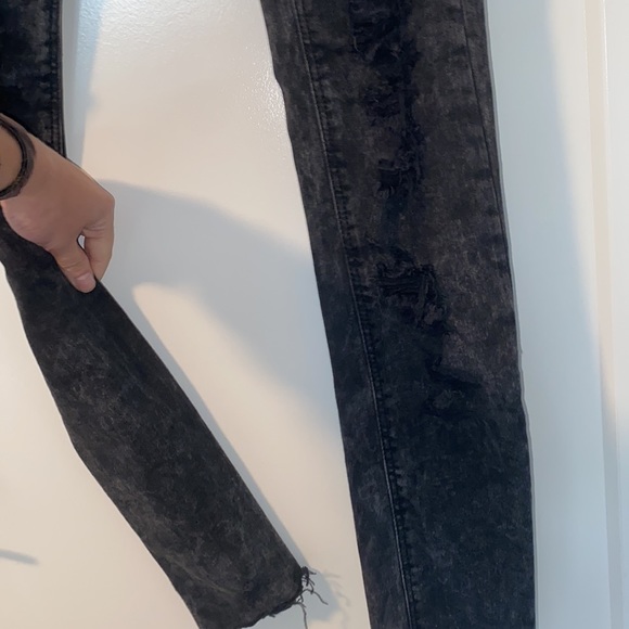 Zara TRF premium denim ripped skinny jeans - Picture 7 of 12